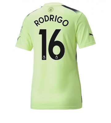 Manchester City Rodri Hernandez #16 Tredje Tröja Dam 2022-23 Korta ärmar